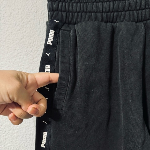 Puma Black Big Boy Athletic Joggers Pants Size S - Picture 6 of 16